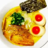 味玉鶏白湯ラーメン 塩or醤油 White Chicken Broth Ramen with Marinated Egg: Salt or Soy Sauce（麺匠 鶏吟 保谷店）