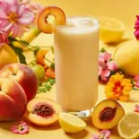 ピーチスムージー peach smoothie（ChuuChuuフルーツ盛り盛りアサイーボウル Fruit-packed Acai Bowl 三鷹店）