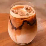 【アイス】カフェモカ(マカナ コーヒー ロースターズ 土佐堀店)