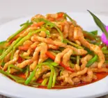 青椒肉丝 チンジャオロース（ビャンビャン麺 朋友）