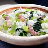 上海咸肉菜饭(上海漬け肉と野菜ご飯)（ワンタンの味）
