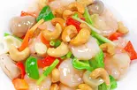 鶏肉とカシューナッツ炒め(腰果鸡丁)（四季香上野店）