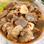 和牛筋肉こんにゃく煮込み（お惣菜のほほ笑み）