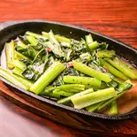 青野菜と塩辛（鉄板グリルをかし ボリューム満点 吹田のB級グルメ発祥の地）