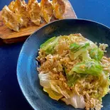レタスチャーハンセット（餃子のニシヤ）