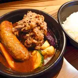 DXバーグ(焼肉・極太フランク)(ランチリベルデ)