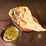 ほうれん草カレーセット Sag Chicken Curry Set（アジアン居酒屋タマン）