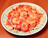 小エビのチリソース Baby Shrimps ＆ Chili Sauce（龍興楼）