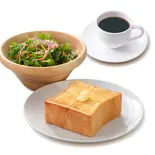 サラダ＆厚切りバタートーストセットラージサイズドリンク付き)（上島珈琲店 福岡新天町店）