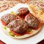ハンバーガーHamburger with Turkish bread(BBQサラダ★TADIM★Power Salad Shop)