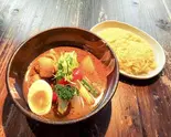 名古屋コーチンの特選鶏団子と野菜10種カリー(スープカリー専門店 札幌ドミニカ 銀座店)