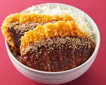 八丁味噌かつ丼 ごはん500gとみそかつ2枚(200g)（ガチでうまい「ガチ丼屋」 大橋店）