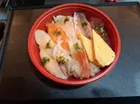 琉球鉄火丼（廻らない寿司 北陸がっぱ）