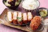 ロース＆エビコロ弁当（とんかつ わた屋）