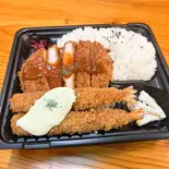 【人気No.3】 デカ盛り豚カツ＆特大海老フライ弁当（三代目かっちゃん）