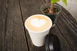 カフェラテ(ホット)（Australian Cafe＆Bar Manly カフェ マンリー 天神店）