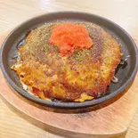 広島お好み豚明太焼き(豚、麺、明太子)【マヨ】（【関西風＆広島風お好み焼き・鉄板焼き】 桜家）