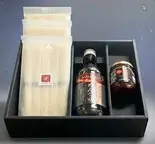 ラボンバンスコラーゲン入り素麺セット(乾麺3・麺つゆ・薫るらー油入り)ギフトBOX（ラボンバンス西麻布本店）