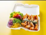 鶏むね肉のしっとりカツレツボックス(大葉ジェノベーゼソース)（レストラン カンターロ）