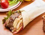 ミックスケバブラップ Beef ＆ Chicken Kebab Wrap（EFLIF KEBAB 白楽店）