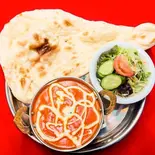 バターチキンカレーセット（アジアン料理エバーグリーン）