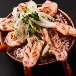 炉端の赤エビ炙り丼 Roast Shrimp rice bowl（海鮮炙り丼 炉端の山ちゃん 亀有店）
