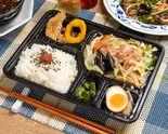 肉野菜炒め弁当 Stir-fried vegetable lunch（鶴の恩がえし 銀座店）