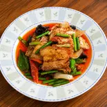 四川回鍋肉(【餃子×四川料理専門店】餃子麻辣酒場 新橋駅前店)