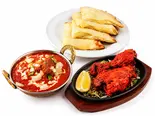お腹いっぱい楽しいチーズナンセット Onaka Ippai Tanosii Cheese Naan Set（ハリオム 旗の台店）