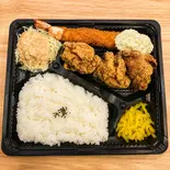 ももカラ大海老フライ弁当(あじむどり 野江店)