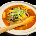 モンゴル風の羊五目スープ・内蒙特色羊杂湯(小尾羊 薬膳しゃぶしゃぶ 巣鴨店)