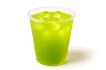 ポーたま茶(アイス)「Yame tea/ice」（ポーたま 博多マルイ店 【沖縄発ポーク卵おにぎり専門店】）