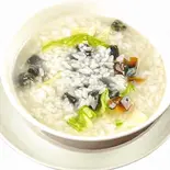 皮蛋おかゆ Preserved egg gruel（辛苑 上野店）