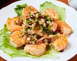 大海老の塩山椒炒め(四川麻辣火鍋 天府 桜木町店(中華料理・定食・ラーメン・餃子))