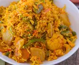 野菜ビリヤニ vegetable biryani(ジャムナカレーJAMUNA CURRY)