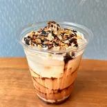チョコバナナラテ(HOT)(h.p. cafe)