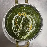 9.ほうれん草チーズカレーセット Palak Paneer Curry Set(ミザス カレーハウス)