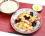 豚肉とキクラゲの玉子炒め Stir-Fried Pork, Cloud Ear Mushrooms, and Eggs(中華食堂一番館 阿佐ヶ谷パール通り店)