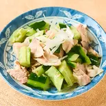 鶏肉とキュウリ和え（餃子酒場豊葉津田沼店）