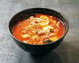 ユッケジャンスープ（俺の焼肉 銀座9丁目）