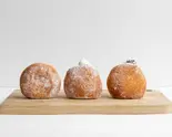 Aセット(プレーン、カスタード、チョコ)（UNI DONUTS 荏原町）