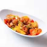 シンガポール風チリチキン（インド料理カルマ）