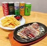 選べるいか焼き・サイドメニュー・ドリンクセット（【大阪名物 揚げたこ焼き・イカ焼き】粉もん屋 清水店）