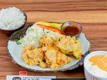 【自家製チーズデミグラスタルタル】チキン南蛮弁当(醤屋万吉のうどん)