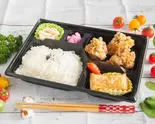 柚子胡椒の唐揚げ弁当 Yuzu ＆ Pepper Fried Chicken Bento Box（ご飯大盛り無料からあげボンボン駒川店）