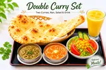 2種類カレーセット/Double Curry Set（ナマステキッチン）