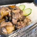 親鶏ももの塩炭火焼弁当(地鶏食堂じん.日赤通り)
