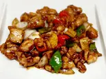鶏肉の黒コショウ炒め-黑椒鸡丁（大福源）