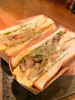 極旨‼︎カルビたまご和サンド（和食居酒屋MARU）