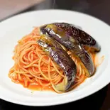 ナスのトマトパスタ（トマトパスタ専門店 ギオット）